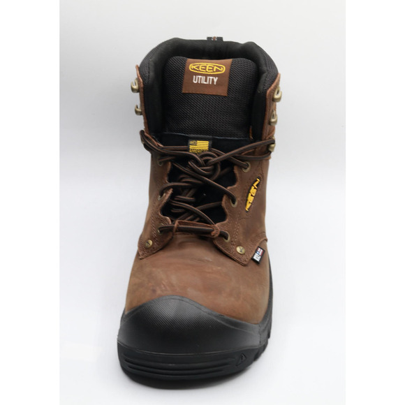 KEEN UTILITY MEN\'S BOOTS, DARK EARTH/BLACK, 14 WIDE main image 5